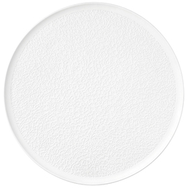 platter NORI white Ø 378 mm bisque porcelain with relief product photo