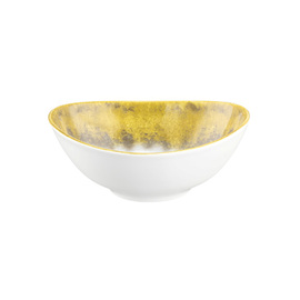 bowl BATIK KURKUMA 180 ml porcelain yellow H 45 mm product photo