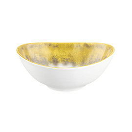 soup bowl BATIK KURKUMA 420 ml porcelain yellow H 63 mm product photo