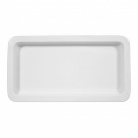 GN container GN 1/3  x 100 mm porcelain white product photo