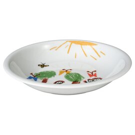 soup plate porcelain multi-coloured | decor "Flori"  Ø 220 mm product photo  S