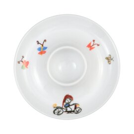 egg cup porcelain multi-coloured decor "Flori" product photo  S