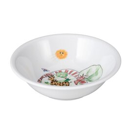 bowl porcelain multi-coloured decor "zoo"  Ø 160 mm product photo  S