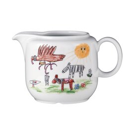 pitcher porcelain multi-coloured decor "zoo" 500 ml product photo