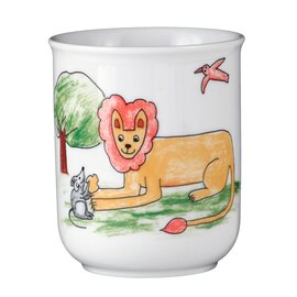 mug 250 ml porcelain multi-coloured decor "zoo" product photo