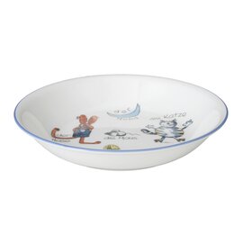 salad bowl porcelain multi-coloured decor "wildlife"  Ø 190 mm product photo  S