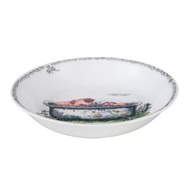 salad bowl porcelain multi-coloured decor "Piggeldy & Frederick"  Ø 190 mm product photo  S