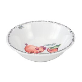 bowl porcelain multi-coloured decor "Piggeldy & Frederick"  Ø 160 mm product photo  S