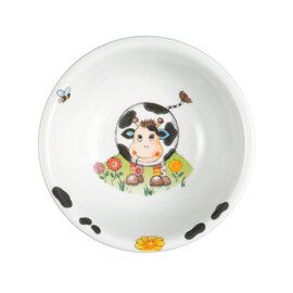 bowl porcelain multi-coloured decor "cows"  Ø 160 mm product photo