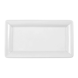 buffet plate porcelain white | rectangular | 250 mm x 140 mm product photo