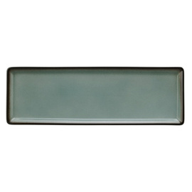 platter BUFFET GOURMET porcelain turquoise rectangular 325 mm x 108 mm product photo