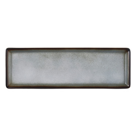 platter BUFFET GOURMET porcelain grey rectangular 325 mm x 108 mm product photo