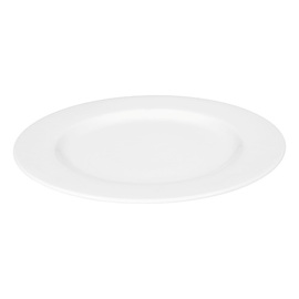 plate flat MERAN | round Ø 260 mm | porcelain white | balanced product photo