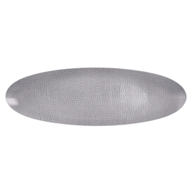 coupe plate COUP FINE DINING FASHION grey | oval 441 mm x 142 mm product photo