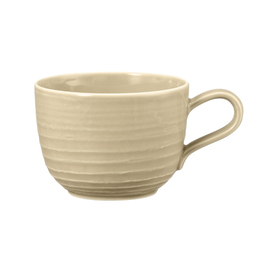 coffee cup TERRA COLOUR GLAZE porcelain beige 260 ml product photo