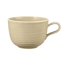 latte cup TERRA COLOUR GLAZE porcelain beige 380 ml product photo