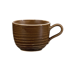 coffee cup TERRA COLOUR GLAZE porcelain brown 260 ml product photo