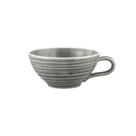 tea cup TERRA COLOUR GLAZE porcelain grey 140 ml product photo