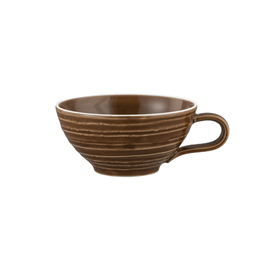 tea cup TERRA COLOUR GLAZE porcelain brown 140 ml product photo