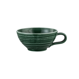 tea cup TERRA COLOUR GLAZE porcelain green 140 ml product photo