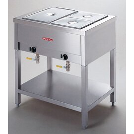 bain-marie floor model 3012 UA gastronorm - 200 mm  • 2000 watts | open base unit product photo