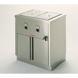 bain marie 3011 WSA gastronorm - 200 mm  • 2000 watts | heated cabinet | 2 wing doors product photo