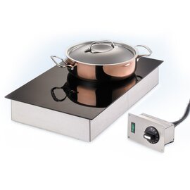 hot plate 26040/40/FB 350 watts built-in unit 400 mm  x 400 mm product photo