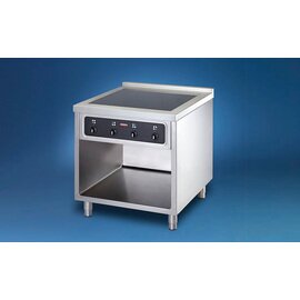 induction stove IH/DU/KB/10000 400 volts 10 kW | open base unit | induction griddle product photo