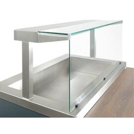 sneeze guard SMART-SERVE 65100/HS/SB for self-service L 1000 mm product photo