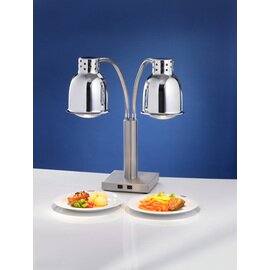 buffet heat lamp BiTherm 24002/B/G stainless steel golden coloured | light colour white product photo