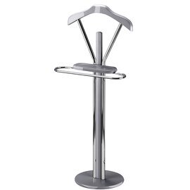 suit stand COBRA wood metal silver coloured  H 1070 mm product photo