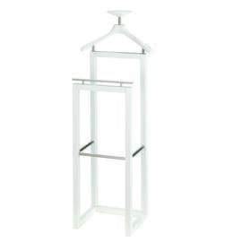 suit stand PANAMA wood metal white  H 1250 mm product photo