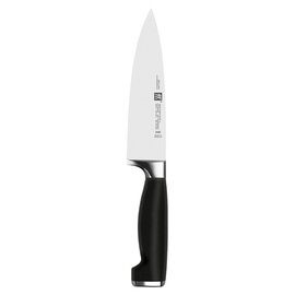 chef's knife FOUR STAR II smooth cut | black | blade length 16 cm product photo