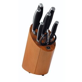 Knife block, natural, &quot;FRIODUR®&quot;, 8 pcs., With knife series &quot;TWIN® Cuisine&quot;, 320 x 110 x H 340 mm product photo