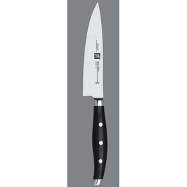 kitchen knife CERMAX Japanese form forged smooth cut  | riveted | black | blade length 13 cm product photo