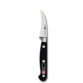 paring knife PROFESSIONAL S curved blade ice-hardened smooth cut  | riveted | black | blade length 7 cm product photo