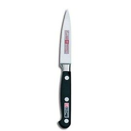 larding knife|garnishing knife PROFESSIONAL S smooth cut  | riveted | black blade length 10 centimeters product photo