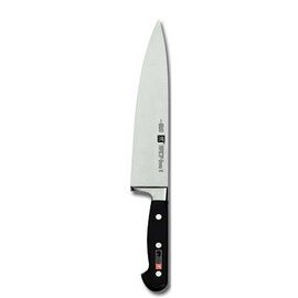 chef's knife PROFESSIONAL S smooth cut  | riveted | black | blade length 23 cm product photo