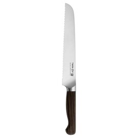 bread knife TWIN 1731 straight blade wavy cut | black | blade length 20 cm product photo