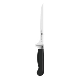 fillet knife PURE smooth cut | black | blade length 18 cm product photo