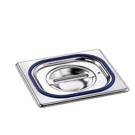 1 550 664 Gastronorm-Deckel, GDD 1/6, mit Formschlussdichtung, für 1/6 Gastronorm-Behälter, Material: Edelstahl product photo