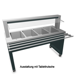 hot counter BASIC LINE W-4 Design | grey | suitable for 4 x GN 1/1 product photo  S