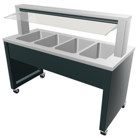 hot counter BASIC LINE W-4 Smart | grey | suitable for 4 x GN 1/1 product photo