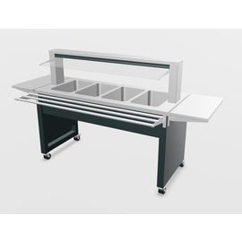 hot counter BASIC LINE W-4 Smart | grey | suitable for 4 x GN 1/1 product photo