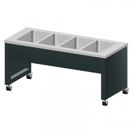 children's warm buffet basic module W-4 Kids | suitable for 4 x GN 1/1 | grey product photo