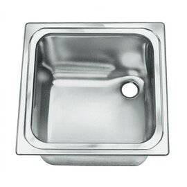 built-in sink EE 3 x 4 stainless steel 240 x 370 x 150 mm | outlet type center product photo