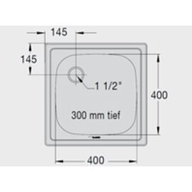 built-in sink EE 5 x 5-4.3 stainless steel product photo  S