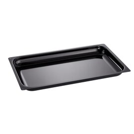 Gastronorm sheet GN 1/1 metal granite enamel black H 20 mm product photo