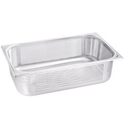 GN container GN 1/1  x 50 mm B.PRO GN COOKING INSERTS G-KEN 1/1-50 perforated stainless steel 0.8 mm product photo