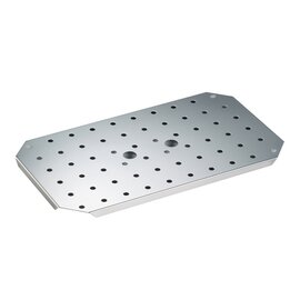gastronorm insert bottom G-ELB 1/1 stainless steel perforated  L 470 mm product photo